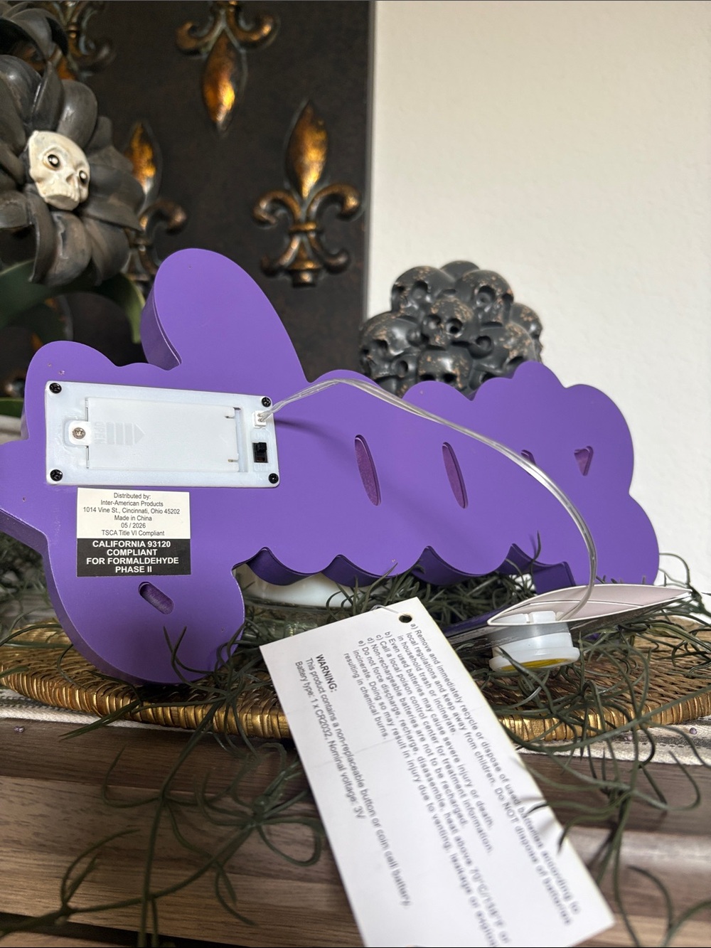 🆕”Spooky” LED Light Up Table Sign - Picture 6 of 6